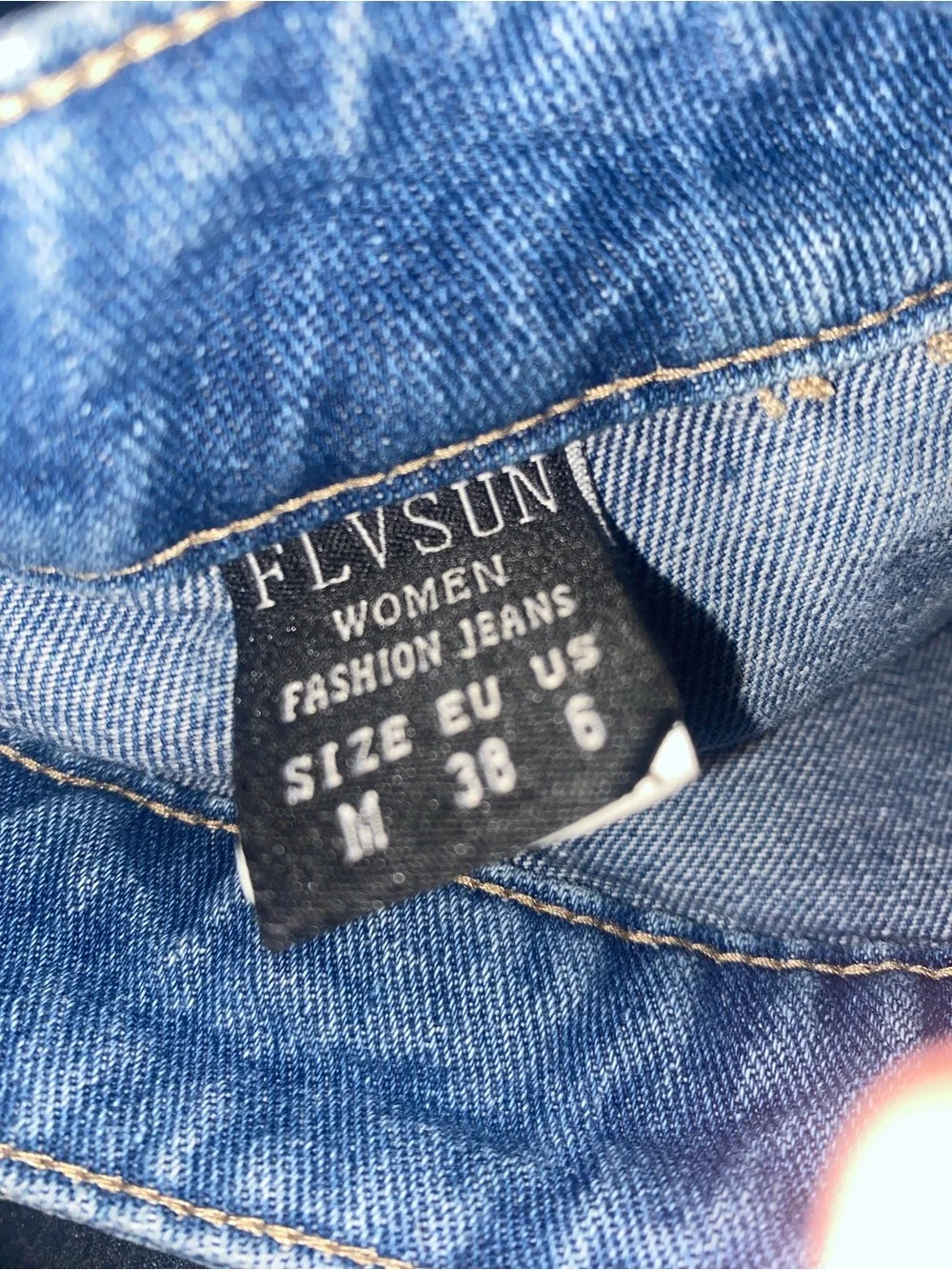 Flvsun-Women's High Waist Baggy Cargo Jeans - Loose Fit Utility Pants With Pocke - Picture 4 of 6